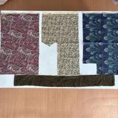 リバティペイズリーと花柄のコットン生地はぎれセット