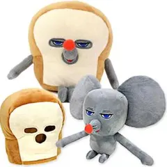 新品・即日発送　パンどろぼう ぬいぐるみ2種セット