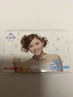 E-girls☆mr.Snowman☆稲垣莉生☆ＭＣカード(^O^)