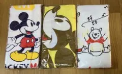第一生命ディズニーフェイスタオル3枚セット★非売品★ミッキーマウスくまのプーさん