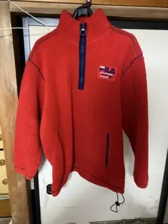 FILA フリースジャケット レッド