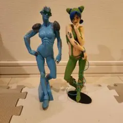 ジョジョの奇妙な冒険 空条徐倫　JOJO フィギュア　2種セット 開封済