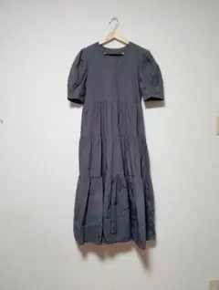 PLST 半袖ロングワンピース