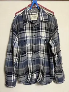 アバクロンビー&フィッチ　メンズ　ネルシャツ　4枚セット