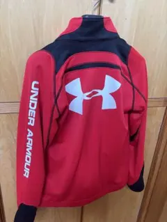 UNDER ARMOUR ジャージ ジャケット レッド ブラック SMのサムネイル