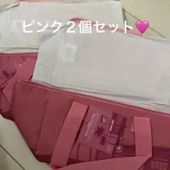 Trader Joe's トレーダージョーズ　トレジョ　バッグ　ピンク　保冷