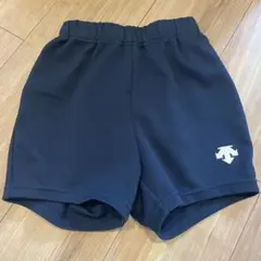 中古 150 女の子 バレーボール　ネイビー　ショートパンツ デサント