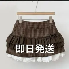 HOOK for girls フリルティアドミニスカート　Lサイズ