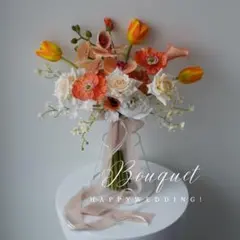 ウェディング ♡ クラッチブーケ アーティフィシャルフラワー 海外風♡