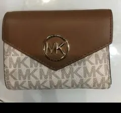 Michael Kors 三つ折り財布 ブラウン/ベージュ