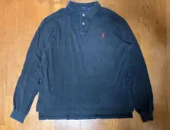 Ralph Lauren ブラック 長袖ポロシャツ L