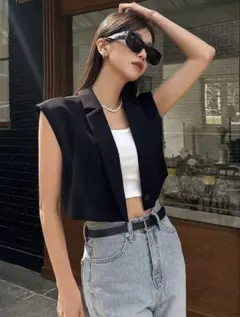SHEIN Dazy クロップ ベスト