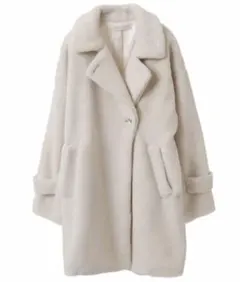 31 Sons de mode ボア チェスター コクーン コート ジャケット