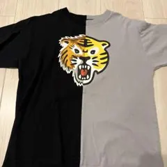 Awesome Voice バイカラー 虎 Tシャツ
