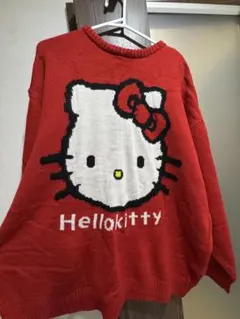 ＊新品未開封 ハローキティ コラボ ニット プルオーバー　アイボリー レディース ニットプルオーバー（ハローキティ） | アベイル