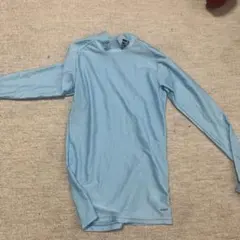 adidas 長袖インナータイツ ライトブルー　Lサイズ