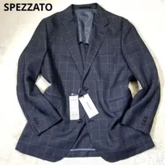 《未使用タグ付》SPEZZATO オンワード チェック テーラードジャケットLL