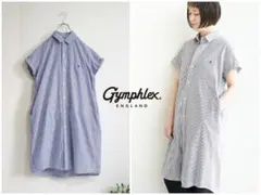 ジムフレックス ストライプシャツワンピース チュニック ブルーストライプ 12