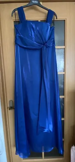 ブルー　ドレス　美品