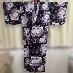 ラメ入り浴衣　帯付き