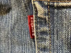 ハリウッドランチマーケット HRM デニム　タテ落ち　ヒゲ　サイズ34のサムネイル