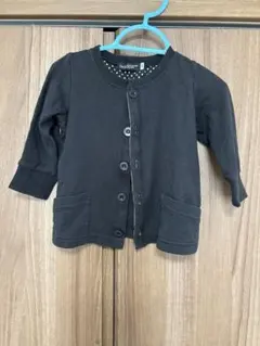 BEBE 黒　カーディガン　春夏秋