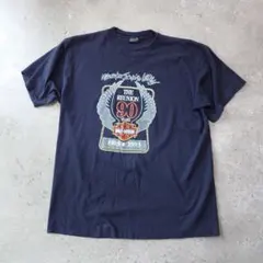 ハーレーダビッドソン 90年代 T シャツ 90周年記念モデル 両面 L