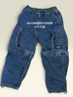 UNDERCOVER✖️GU デニムコンバーチブルワイドカーゴパンツのサムネイル