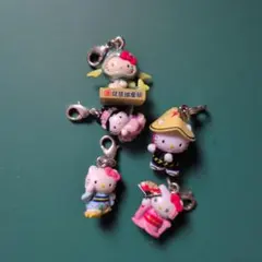 F*o様 ご当地キティ　ファスナーマスコット　5点セット