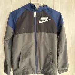 Nike フード付きジャケット グレー/ネイビー
