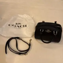 COACH 2WAY ミニ ショルダーバッグ ブラックのサムネイル