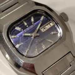 激レア/美品】リコー リクォーツ 紫グラデ 70sカットガラス 純正ブレス