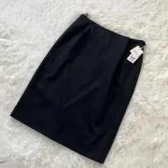 n♥line Preciousエヌ ラインプレシャス　スカート7号　黒ストライプ