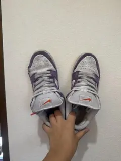 Nike sb. スニーカー パープル/ホワイト