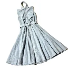 【美品】ラルフローレンラグビー　リネン100% ノースリーブ　シャツワンピースのサムネイル
