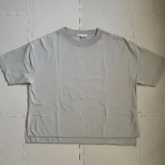 GLOBAL WORK オーバーサイズコットンTシャツ ベージュ
