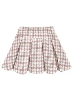 GRL インパン裏地付ツイードチェックミニスカート