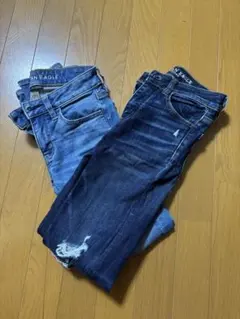 American Eagle スキニーデニム デニムズボン　00サイズ 2本