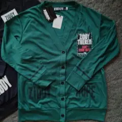 新品 ZIDDY ジディ カーディガン上着 140 130 グリーン