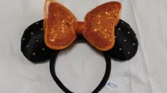 ディズニー　カチューシャ　ハロウィン　オレンジ
