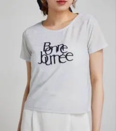 riendaシルバーラメTシャツ 半袖　リエンダ　シアー　トップスのサムネイル