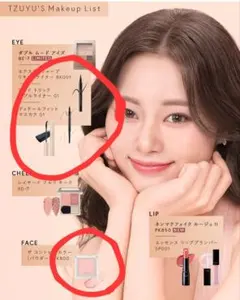 ヴィセ ツウィちゃん使用 4点セット