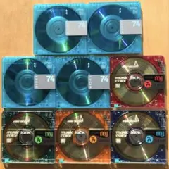 ミニ　ディスク　中古8枚まとめ