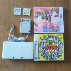 ニンテンドー3DS ホワイト 本体 充電器・ソフト付き　ジャンク品