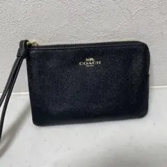 【美品】COACH コーチ リストレット ポーチ ブラックのサムネイル