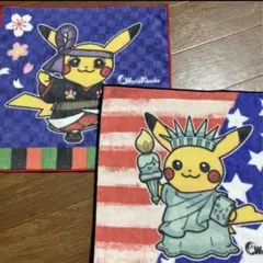 ポケモン　ピカチュウ　ハンカチ