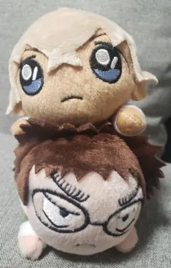 名探偵コナン　寝そべりキーチェーンマスコット　安室　風見　セット