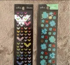 Hallmark ステッカー 2枚セット 蝶 クローバーのサムネイル