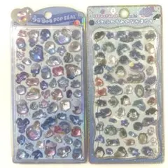 うみのシリーズ 海外正規品 うるちゅる 海の生き物 硬いシール 2枚 6-④