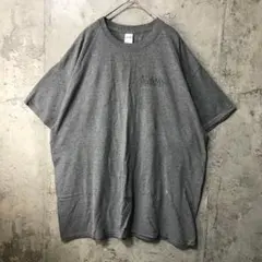 Y3745古着　Tシャツ バックプリント　グレー　アンダーアーマ